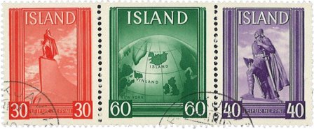 Island 1938 - AFA 199-201 - Stemplet