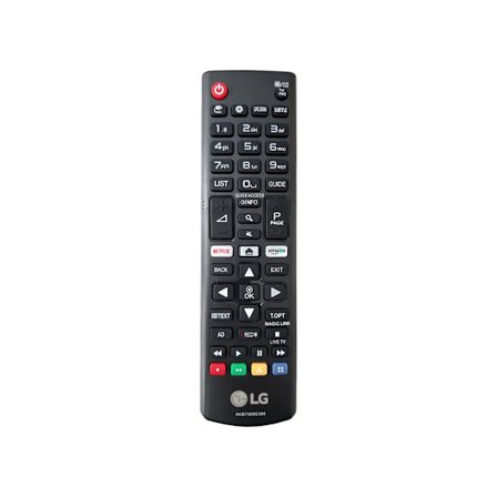 Alkuperäinen LG:n kaukosäädin AKB75095308 LG Smart TV:lle - UJ-sarja - Netflix & Amazon Video -suoratoistonäppäimet