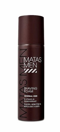 3 for 2 - Matas Striber Men Shaving Foam til Normal Hud 200 ml, Mænd, Barbering, Skum, Sprit & Gel