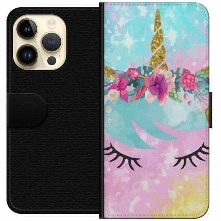 Apple Iphone 14 Pro Plånboksfodral Unicorn Enhörning