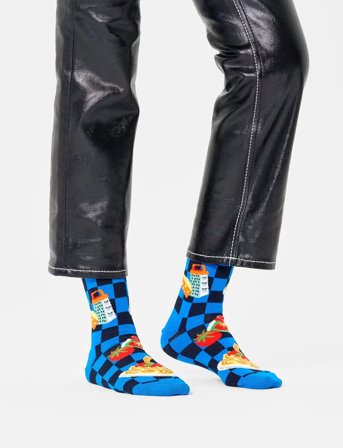 Happy Socks Dinner Sock - Blue - 36-40