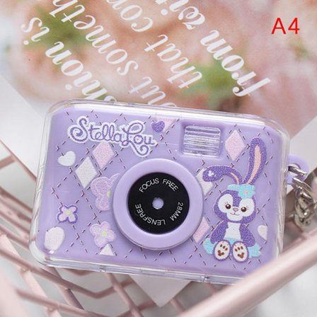 Sanrio Kuromi Melody Cinnamoroll Mini Camera Car Nyckelring A4