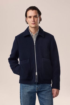 NN.07 Gael Jacket Male Wool Blend