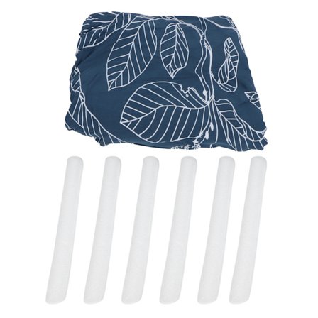 Blå blad mjuk elastisk sofföverdrag tvättbar soffskydd möbelskydd för hem 1 sits