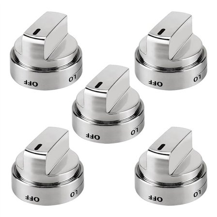 AEZ73453509 kaasupolttimen ohjausnuppi yhteensopiva LG-lieden kanssa - korvaa AEZ72909008 (5 kpl)