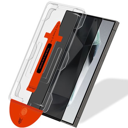 1-PACK Samsung S24 Ultra Privacy Näytönsuoja - Karkaistu Lasi | [Automaattinen Asennus] - Kuplaton