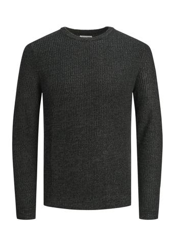 Jjelewis Knit Crew Neck Sn Grey Jack & J S