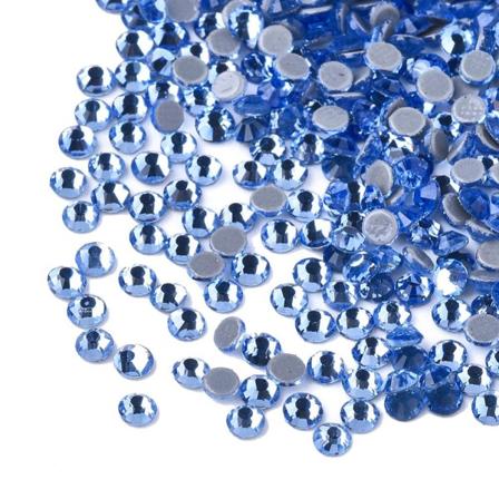2,3 mm strass rhinestones i glas 1400 st