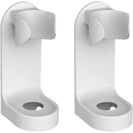 Elektriske tandbørster til voksne 2 stk. Vægmonteret elektrisk tandbørsteholder Stativ Fritstående displaystativ Tandbørstebase (Hvid)