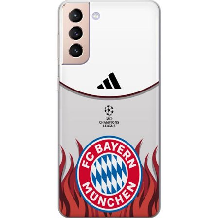 Yhteensopiva Puhelinkuori Samsung Galaxy S21 FC Bayern München Jalkapallo Jalkapallo