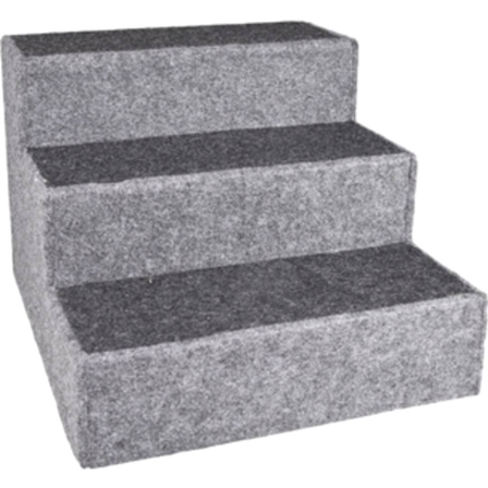 Flamingo - Dog Step Velta grå 63 x 45 x 40 cm - Hund - Hundesenger & puter - Hundetrapper & bilramper - ZOO.no