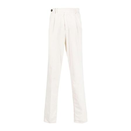 Brunello Cucinelli, Chinos Biały, Mężczyzna, Rozmiar: L