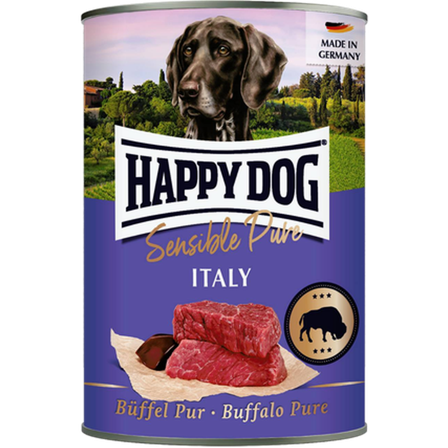 Happy Dog - Wet Food Grainfree Pure 100% BuffaloTinned 400 g - Hund - Hundefôr & hundemat - Våtfôr & våtmat - ZOO.no