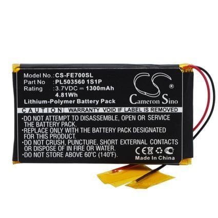 Batteri til forsterker for Fiio EO7K