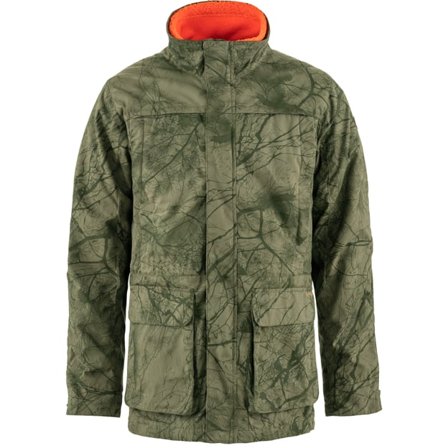 Fjällräven Barents 3 in 1 Hydratic Jacket S - male - Green Camo - Hunting Jackets