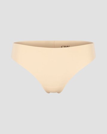 ICANIWILL - Soft Thong Beige - String Träningskläder från ICIW