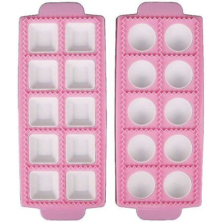 Ravioliform 2-pak manuell italiensk ravioli-dumplingsett for hjemmelaget ravioli