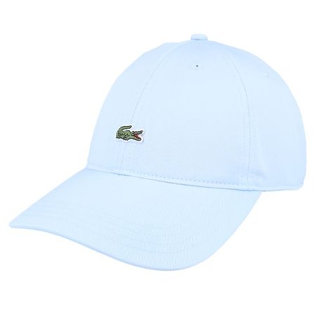 Lacoste - Blå unconstructed Keps - Casquette Rill Light Blue Dad Cap @ Hatstore
