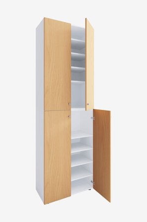 VCM - Vcm Kenkäkaappi Lona 2Xl 10-lokeroinen saranaovilla varustettu kenkäkaappi. - Monivärinen - Kenkäkaapit - - Homeroom