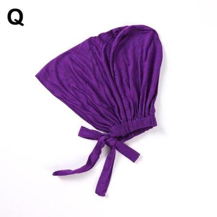 Dam Elastisk Slips Hijab Jersey Underscarf Bomullshuvud