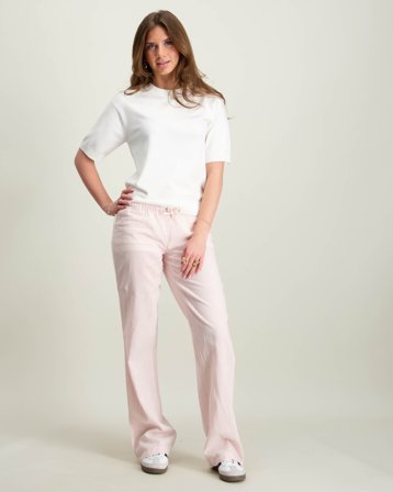 RYVLS L/W Linen Pants Rosa Bukser Jente - Kids Brand Store