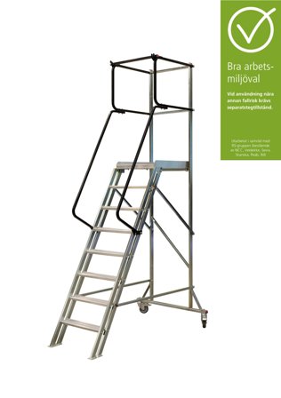 Laggo 5160 Plattformstige 160 cm 160 cm, Stiger & stillaser