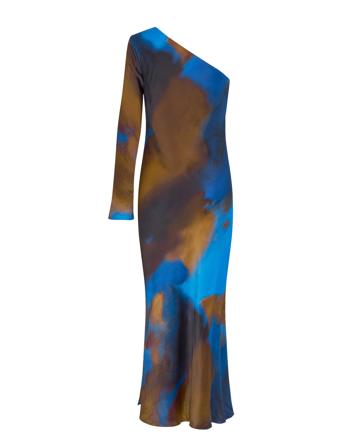 Haylen Shoulder Dress Second Female Brown