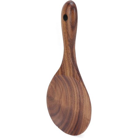 Träslev för ris, Shamoji Inomata risbestick, hem- och kökstillbehör, skedslevar, bestick, serveringssked, spade, köksredskap