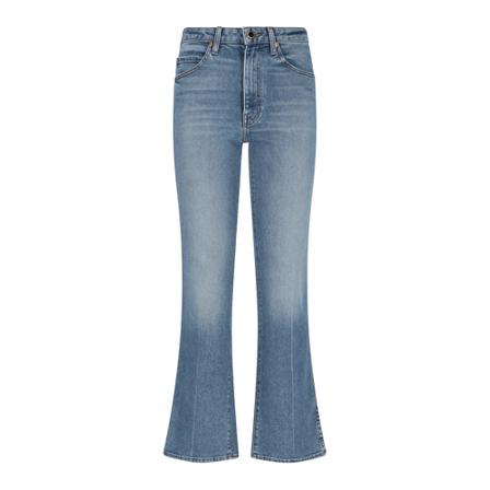 Khaite, Flared Jeans Blauw, Dames, Maat:W30