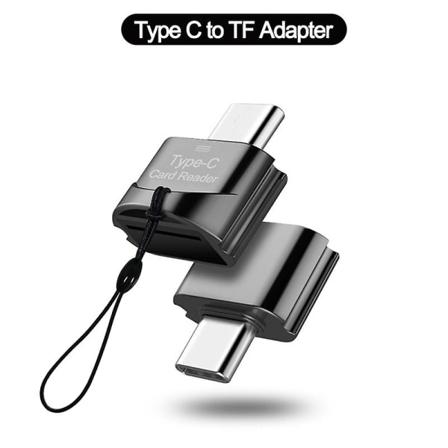 Typ C Adapter Till Tf, Otg Intelligent Minneskortläsare För