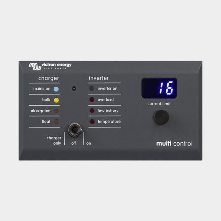 Pannello di controllo per inverter / inverter Victron Digital Multi Control 200/ 200 A GX - per Victron Multi GX & Quattro