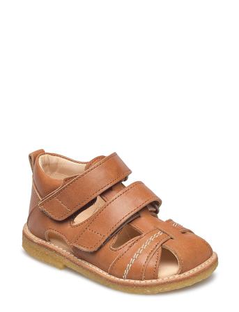 Sandals - Flat - Closed Toe - Shoes Summer Shoes Sandals Brun ANGULUS