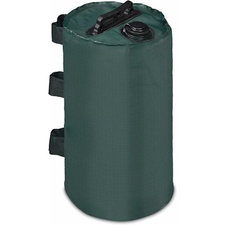 Vekt for paviljong, ballast for telt, for fylling med vann, sand og steiner, 10 liter, mørkegrønn