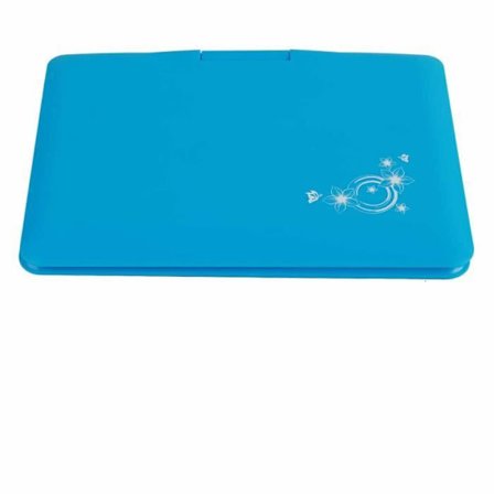 HURRISE HD DVD Videospelare Bärbar DVD-spelare 12 tum Full HD Bil DVD-spelare Multifunktion Video Walkman Blå