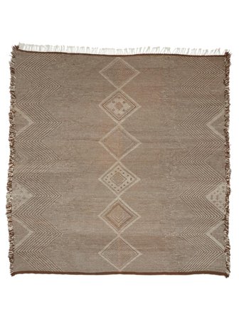 High Atlas Kilim Rug 300X312 Square Brown Large Wool