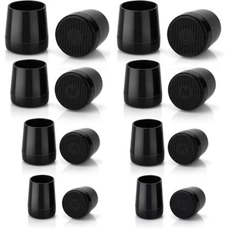Högklacksskydd 8 par svarta halkfria klackskydd skyddande ersättningsskoreparationslock spetslock dyna koppar 4 storlekar