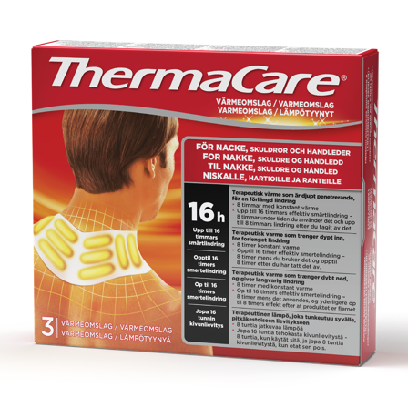 Thermacare Varmepakning nakke/skulder, 3 stk.