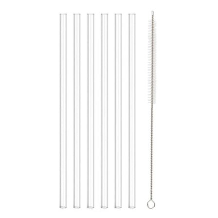 1 sæt erstatningsdrikkestrå med rengøringsbørste Genanvendelig gennemsigtig plastik 20/30/40 OZ Adventure Travel Tumbler Strå Kop Tilbehør KAESI