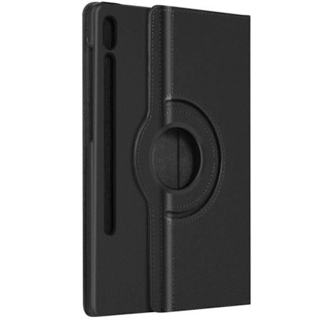 Foliofodral till Samsung Galaxy Tab S9 - AVIZAR - Svart - Roterande stativ Landskapsporträtt