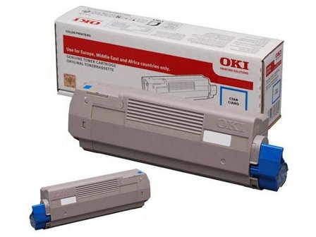 OKI Toner 46508711 Cyan - Lyreco - Toner och bläck - Tonerkassetter - Toner OKI