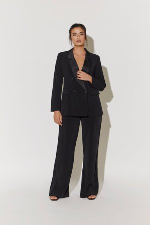 Malina - Celia tuxedo pants - S - Black