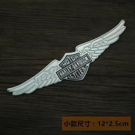 Alumiiniset pääkallotarrat Harley Davidson Sportsterille - Koristeelliset moottoripyörän logotarvikkeet