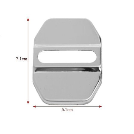 Stainless Steel Car Door Lock Cover Decor Sticker For Benz E C E260l Glk Ml Gla