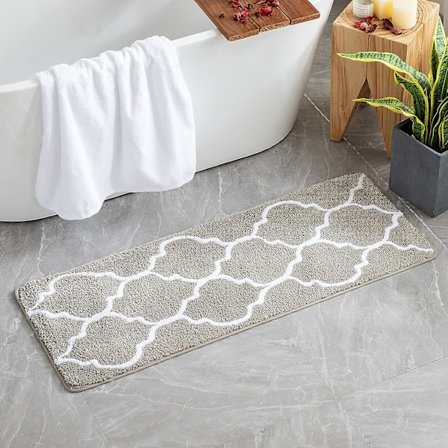 Marockanskt mönstrat rektangulärt badrumsmatta dusch entrématta Sof