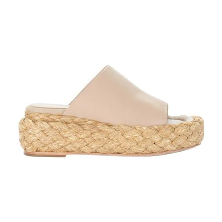 Paloma Barceló, Wedges Beige, Dames, Maat:40 EU,leer