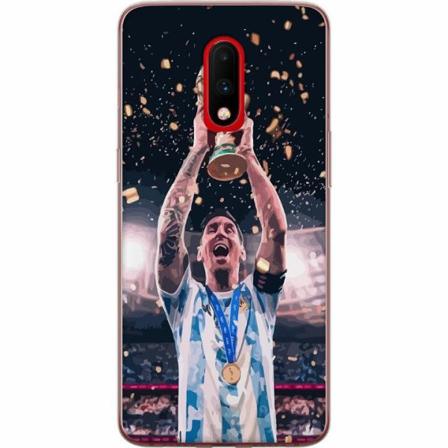Oneplus 7 Genomskinligt Skal Messi