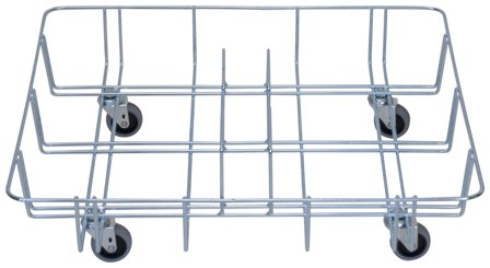 Hykab 53051 Trådvagn för sopkärl För 2 x 60 l sopkärl (Patricia), Lager & miljö