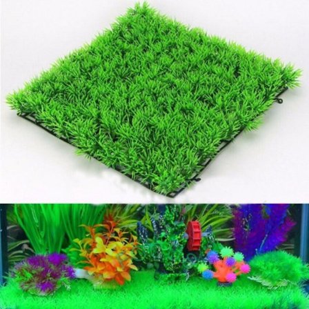 Aquarium Fish Tank Accessories Decor Green Grass 01 01