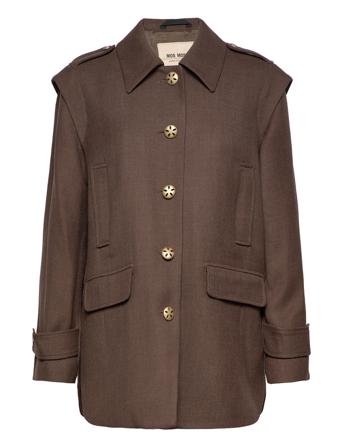 Durah Twill Jacket Brown MOS MOSH