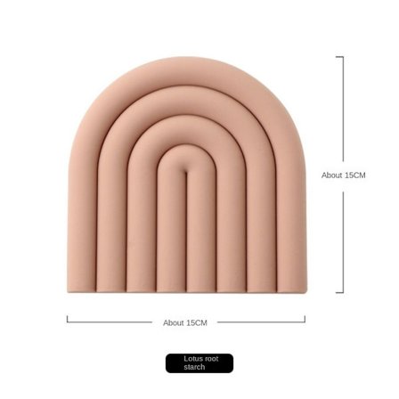 Silikon isolasjonsmatte Silikonmatte LOTUS PINK LOTUS PINK